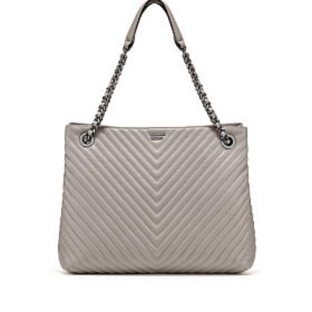 NWT VICTORIA'S SECRET V-Quilt Tote Shoulder Bag